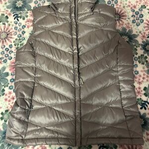 The North Face Women's Gray Puffer Vest